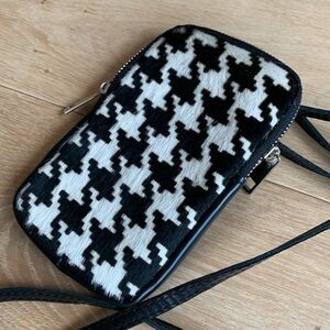 🦄 Houndstooth phone purse